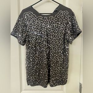 Express Sequin Blouse